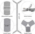 ACEDÉCOR Sheet Straps, Fitted Sheet Clips Under Mattress Keeping Sheets in Place, Bed Sheet Holders Straps for Twin, Full, Queen, King(Light Grey)...