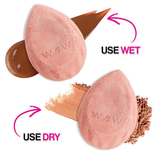 wet n wild Makeup Sponge - Low Product Absorption for Streak-Free Application, Effortless Blending Beauty for a Smooth Professional Looking Finish...
