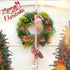 WEWILL 2.75" 10 PCS Red Knitted Sweater Christmas Ball Christmas Tree Ornaments Festival Xmas Party Gifts Decorations Snowflake Pattern...