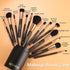 AIRWOS® Makeup Brushes Set Professional 14Pcs Makeup Brushes Pearl Flash Handles Premium Synthetic Foundation Face Powder Brush Blending Eyeshadow...