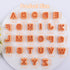 Puocaon Uppercase Letter Clay Cutters - 26 Letters Clay Cutters for Polymer Clay Jewelry Making, Basic Letter Polymer Clay Cutters for Jewelry, 3D...