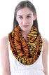 Lina & Lily Tiger Animal Print Women's Infinity Scarf Lightweight...