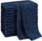 Homaxy 12 Pack Kitchen Dish Cloths (10 x 10 Inches, Navy Blue), Super Soft and Absorbent Coral Velvet Dish Towels, Nonstick Oil Fast Drying Microf...