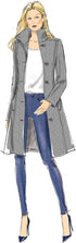 Butterick Patterns B6385 E5 Misses' Funnel-Neck, Peter Pan or Pointed Collar Coats with Custom Cup Sizes by Lisette, Size 14-22 (6385)...