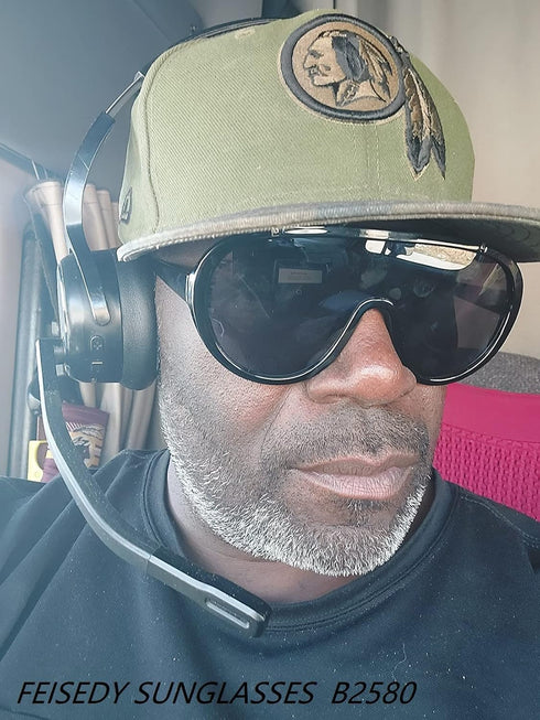 FEISEDY Sunglasses Women Oversized One Piece Frame UV400 Sun Glasses Trendy Retro Shades B2580...