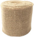 LWR CRAFTS Natural Burlap Ribbon 32 Feet (4")...