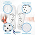Carespot Acupressure Magnetic Massage Insoles for Men/Women, Foot Massager Shoe-pad Foot Therapy Reflexology Pain Relief Shoe Inserts | Memory Foa...