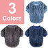 Dog Sweater, 3 Pack Dog Sweaters for Small Dogs or Cats, Girl or Boy, Warm Dog Clothes Shirt Coat for Winter Christmas (Blue, Dark Blue, Grey, Med...