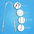 Tongue Scraper for Adults by HOKIN (2Pcs Oral Care Pack) Stainless Steel Tongue Cleaners Reduce Bad Breath 100% Metal tough Scrapers Men and Women...
