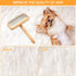 Carpet Rake Sheepskin Wool Brush More Suitable for Pile Carpets/Rugs for Carding Fur Restore Carpets Softness and Texture Let Rugs to New Looking(...