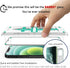 Deppa (2 Pack Premium Screen Protector for Iphone 13 Mini (5.4 Inch) Tempered glass 3D Full Coverage with Easy Installation Kit Tray [ Video Insta...