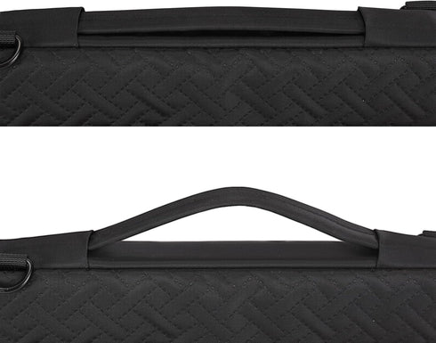 DOMISO 15.6 inch Laptop Sleeve Case Water-Resistant Computer Cover Bag with Detachable Shoulder Straps and Extendable Handle for HP, Dell, Asus No...