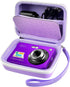Carrying & Protective Case for Digital Camera, AbergBest 21 Mega Pixels 2.7" LCD Rechargeable HD/Kodak Pixpro/Canon PowerShot ELPH 180/190 / Sony ...