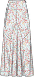 New Look Misses' Skirt Sewing Pattern Kit, Code N6702, Sizes 6-8-10-12-14-16-18...