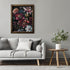 Posterizer 1 pcs-chic lush flowers with dark background-Floral & Botanical Art-Abstract & Modern Art-Decor for Home & Office- UNFRAMED Wall Art...
