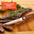 Imusa 4.5in Chef WL Stainless Steel Steak Knife with Wood Look Handle...