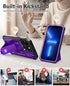 SOiOS for iPhone 13-Pro Phone Case: Military Grade Drop Proof Protection Mobile Cover with Kickstand | Matte Textured Rugged Shockproof TPU | Prot...