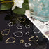 PH PandaHall 300pcs Drop Open Bezels for Resin 3 Sizes Earrings Beading Hoop Linking Rings Teardrop Connectors Charms Links Frames for Clay Earrin...
