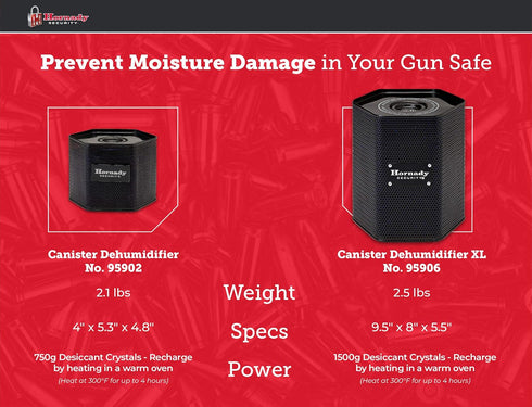 Hornady 95902 Dehumidifier Canister,Black...
