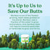 Caboo Tree Free Toilet Paper, Septic Safe Bath Tissue, Quick Dissolving 2 Ply Sheets - 300 Sheets Per Roll, 9 Double Rolls...