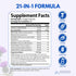 Arazo Nutrition Liver Cleanse Detox & Repair Formula – Milk Thistle Herbal Support Supplement: Silymarin, Beet, Artichoke, Dandelion, Chicory Root...