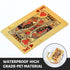 Waterproof Playing Cards with Case?3 Deck of Playing Cards, PET, Plastic Playing Cards Bridge Size for Pool Outdoor Poker Cards Game Party Black P...