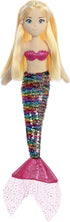 Aurora® Enchanting Sea Sparkles™ Sequin Sparkles™ Isla Stuffed Doll - Imaginative Play - Magical Companions - Multicolor 18 Inches...