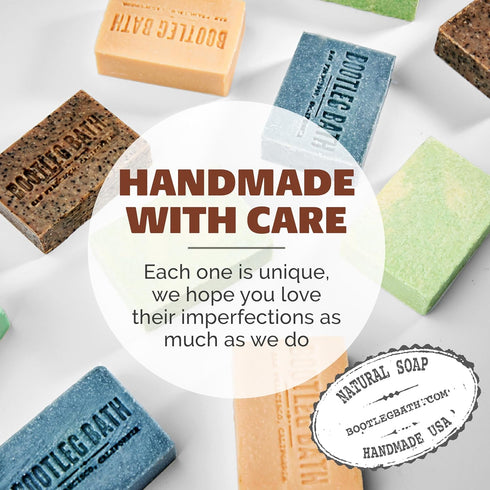 Natural Bar Soap- Cold Brew Scrub Bar Hempseed Oil and Coffee, Natural Exfoliating Body Soap for Men and Women, Eco Friendly, Handcrafted Body Soa...