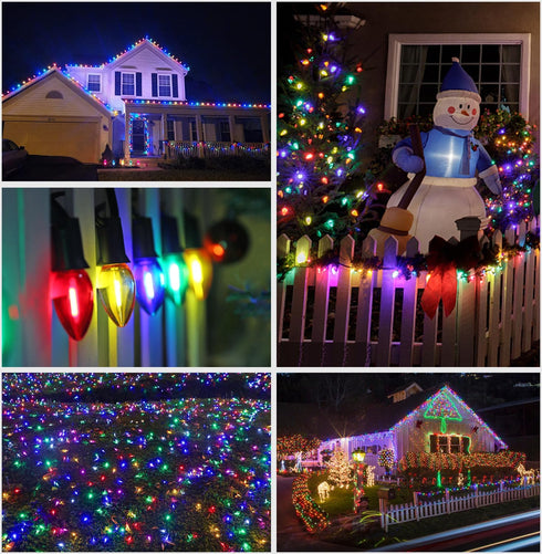 50 Pack C7 LED Replacement Light Bulb, C7 LED Bulbs for Christmas Outdoor String Lights, E12 Intermediate Base, Commercial Grade Holiday Bulbs (C7...