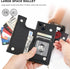 Bocasal Crossbody Wallet Case for iPhone 13 with RFID Blocking Card Slot Holder, Magnetic Flip Folio Purse Case, PU Leather Zipper Handbag with De...