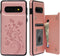 Compatible with Galaxy S10 Case Wallet, Case with Card Holder Embossed Butterfly Slim Folio Leather Cover Shockproof Kickstand with Credit Card Sl...