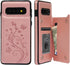 Compatible with Galaxy S10 Case Wallet, Case with Card Holder Embossed Butterfly Slim Folio Leather Cover Shockproof Kickstand with Credit Card Sl...