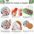 DOTSOPS 8 Pieces Flower Diamond Painting Coasters with Holder - Landscape Diamond Art Coasters with Cork Base for Beginners Adults & Craft Supplie...
