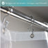 Mrs Awesome 60x72 Shower Curtain Liner with 6 Magnets Clear PEVA, 10 Hole Thick Plastic Shower Curtain for Bathroom, Waterproof, 60 x 72 inches, C...