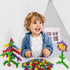 120 Piece STEM Building Blocks Set Educational Construction Toys for Kids Ages 3-8 Safe Material Boosts Creativity and Fine Motor Skills for Boys ...
