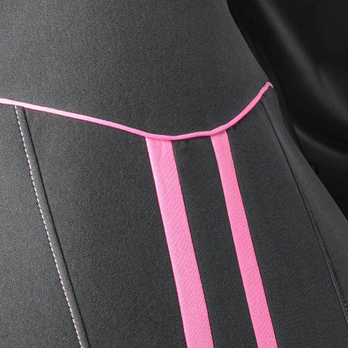Outlet Piping Cloth Front Car Seat Covers, Breathable High Back Front Seat Covers, Airbag Compatible Seat Cover for Cars Trucks SUV Van Sedan (Pip...
