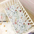 Crib Sheets for Girls Boys Wildflower Boho Baby Sheets for Crib,Neutral Toddler Mini Crib Mattress Sheets Fitted for Nursery Bed 27"x 39"...