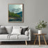 Posterizer 1 pcs-beautiful nature scene with evergreen trees and mountains 1-Landscape & Nature Art-Gift for Art Lovers-Decor for Home & Office- u...