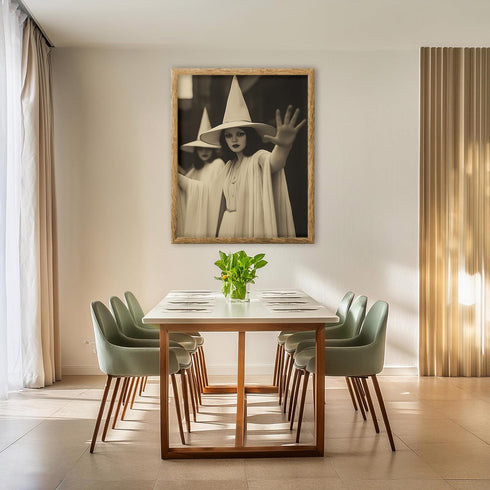 Posterizer 1 pcs-group of witches casting a spell-for occult lovers-Gothic Art-Photography Art-Gift for Steampunk or Goth Fans- unframed wall art...