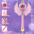 Light Up Snowflake Wand with Spinning LEDs and Sound Magic Princess Toys for Kids Girls Birthday Cosplay Party Favors, Pink...