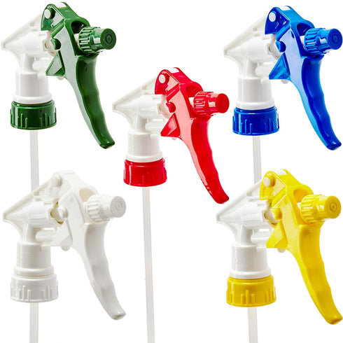 Leak-Free, Chemical Resistant Spray Head 5 Pk Industrial Spray Heads Only (No Bottles) for Auto/Car Detailing, Window Cleaning and Janitorial Supp...