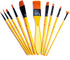 Exerz Artist Paint Brush 10pcs Professional Synthetic hair Brushes in a Travel Case/Perfect for Acrylic Watercolor Gouache & Face Paint - Acrylic...