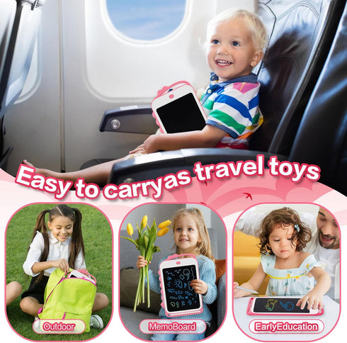 LCD Writing Tablet for Kids,8.5inch LCD Writing Tablet Boy/Girl Doodle Board Toy for 3-12 Year Olds Educational Birthday Gift (8.5 Inch Pink)...