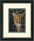 Dimensions Gold Collection in The Shadows Advanced Animal Counted Cross Stitch Kit, 5" x 7", 18 Cnt. Black Aida...