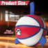 Dog Ball Basketball Toys - Balls for Dogs with Straps, Dog Toys for Tug of War, Dog Water Toy Pool Toys for Small Medium Dogs, Dog Birthday,Blue R...