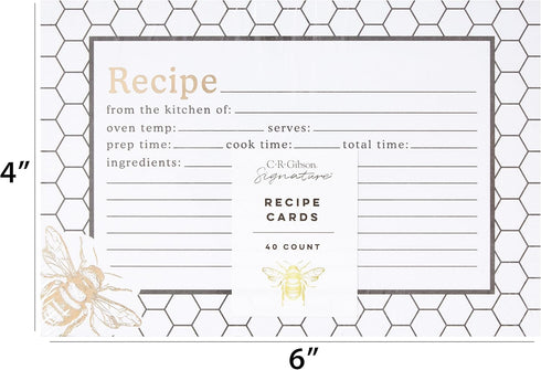C.R. Gibson Honeycomb Hive Recipe Cards (Q12-25361)...