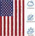 American Flag USA Garden Flag 12x18 Inch Double Sided, Patriotic 4th of July Yard Flag for Independence Day Outdoor House Decorations (1PC,ONLY FL...