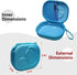 LTGEM EVA Hard Case for JBL Live 770NC/660NC/650BT/460NC/670NC/400BT/500BT and JBL Tune 770NC/710BT/720BT/760NC/700BT/750BT/510BT/660NC/520BT/500/...