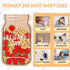 Back to School Wooden Reward Jar Apple Pencil Wooden Cutouts Positive Incentive Behavior Chart with Wooden Base Management Tools for Student Teach...