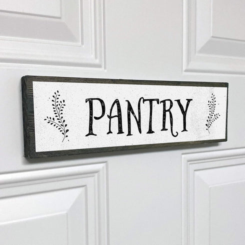 Kitchen Wood Signs (Medium - Wood And Metal, Pantry)...